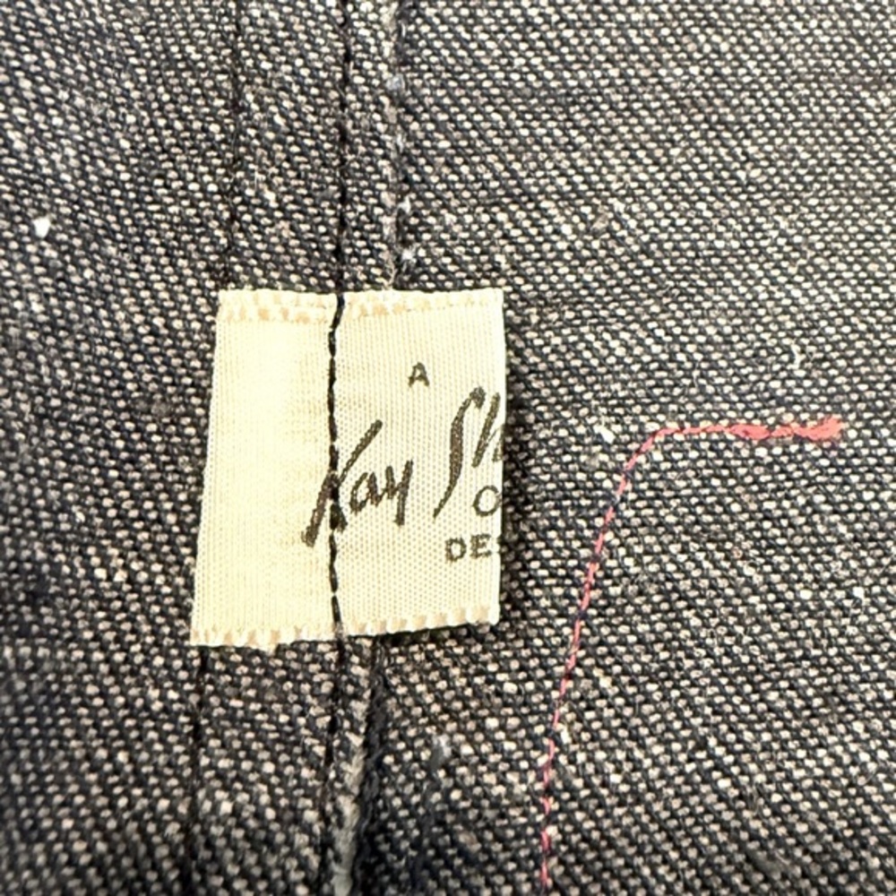 A Kay Shanno Original - VINTAGE Gardening Denim Chaps - Mint Condition - Picture 5 of 11